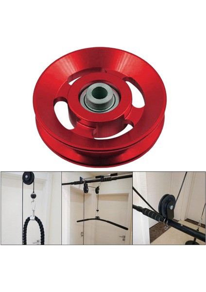 Kablo Makinesi Alüminyum Alaşım Metal Rulman Kasnak 88 mm (Yurt Dışından)