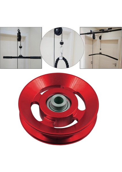 Kablo Makinesi Alüminyum Alaşım Metal Rulman Kasnak 88 mm (Yurt Dışından)