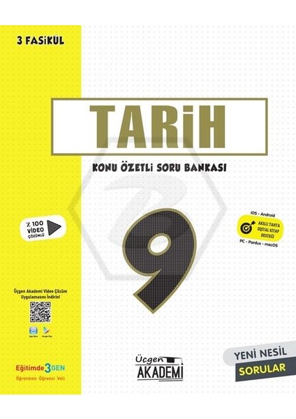 9. Sınıf Tarih - Konu Özetli Soru Bankası (Ciltli)