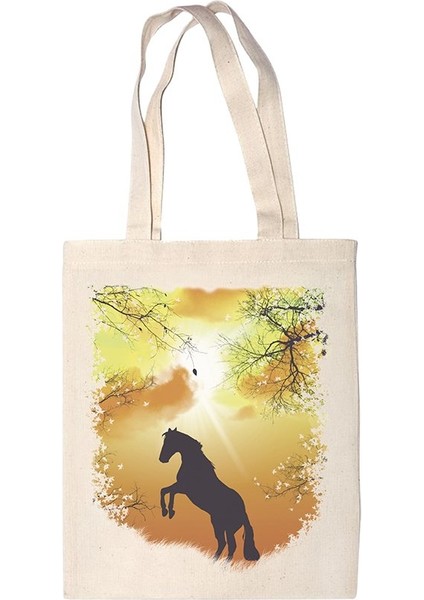 Bez Çanta Şahlanan At