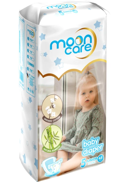 Moon Care Jumbo Paket Bebek Bezi -Junior- 5 Numara 48'li