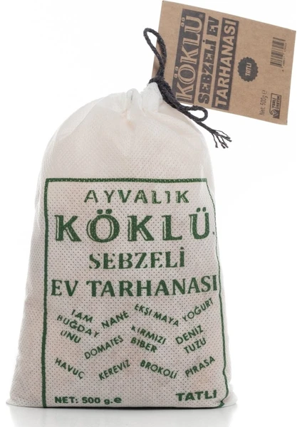 Köklü Zeytincilik Katkısız Sebzeli Ev Tarhanası 500 gr