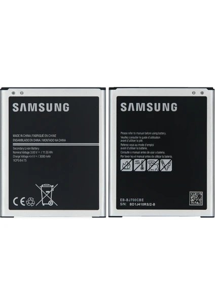 J7 Samsung Batarya Pil Batarya 3000MAH J700 EB-BJ700CBE