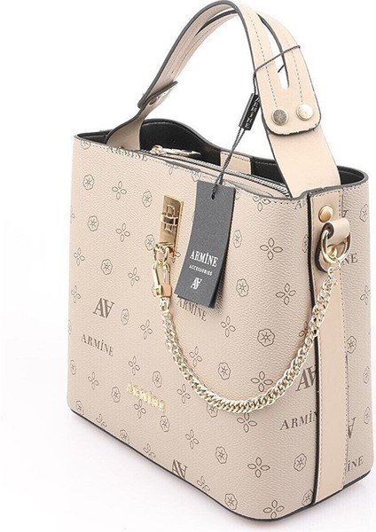 222 Kadın Çanta- Vizon Desenli fiyatları