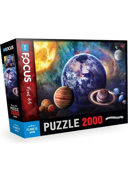 Blue Focus Gezegenler 2000 Parça  Puzzle