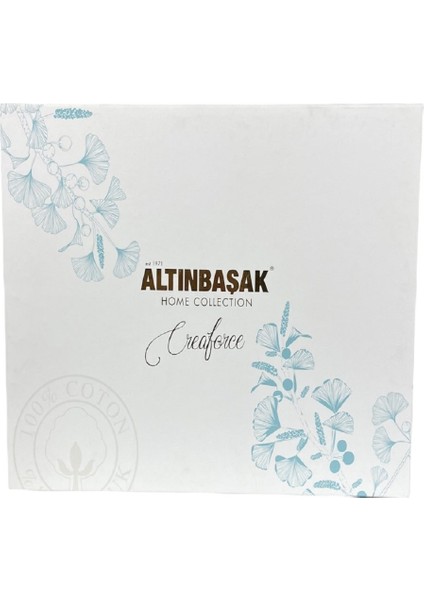 Altınbaşak Home Collection Altınbaşak Pamuklu Ranforce Çift Kişilik Çeyizlik Kutulu Nevresim Takımı