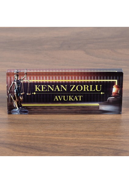 Avukatlara Özel Masa Isimliği Arabulucu Hakim Savcı Isimlik fiyatları