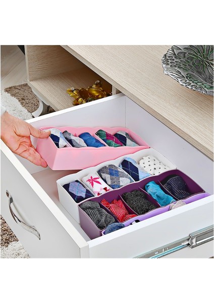 Newstore Home Çekmece Düzenleyici Içi Organizer 5 Bölmeli 2 Adet