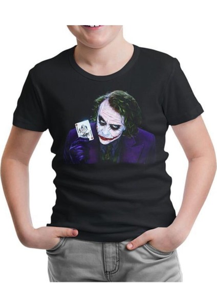 Lordd T-Shirt Lorddd T-Shirt T-Shirt Joker Siyah Çocuk Tshirt