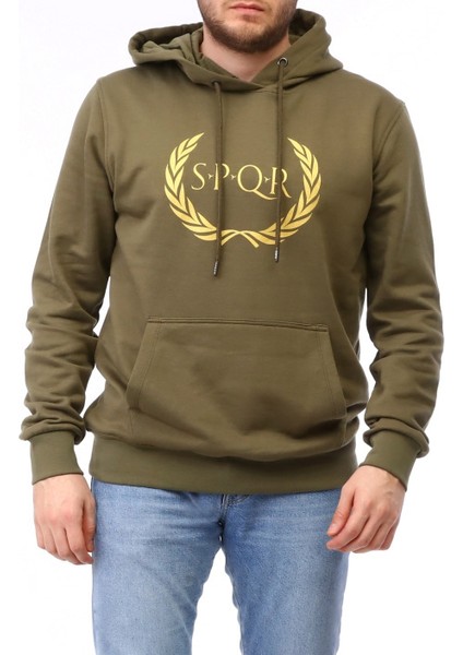 Spqr Erkek Sweatshirt Tılya Haki