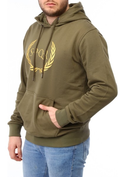 Spqr Erkek Sweatshirt Tılya Haki