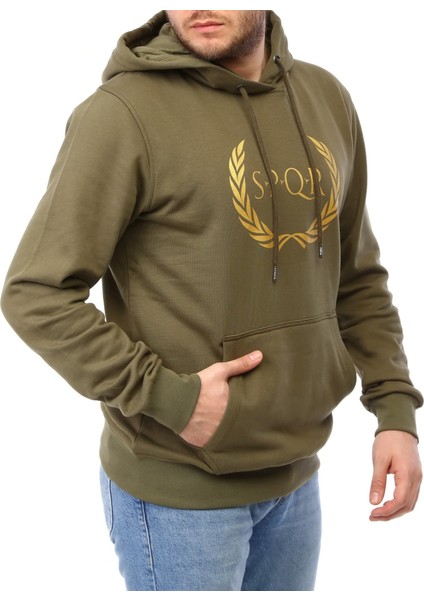 Spqr Erkek Sweatshirt Tılya Haki