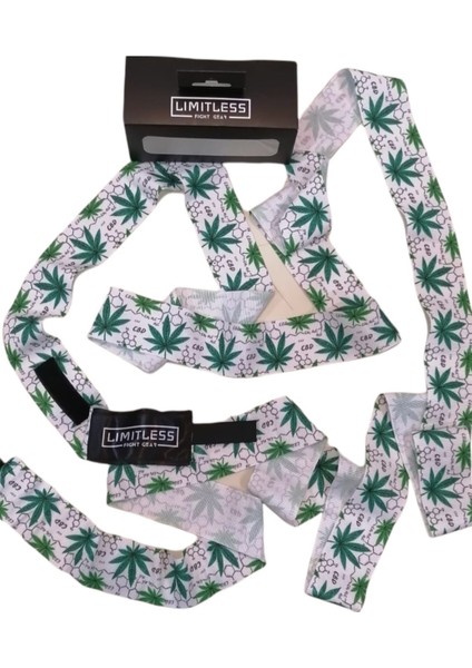 Cannabis Leaf Boks Bandajı 3.5 Mtr