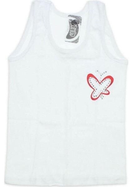 Gümüş 3056 6'lı Kız Geniş Askılı Taşlı Atlet fiyatları