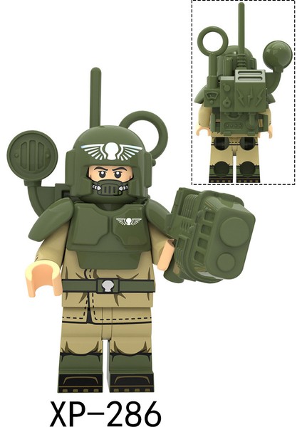 6 Parça Imparatorluk Savunma Kuvvetleri Chongwu Iletişim Mühendisliği Saldırı Kuvveti Montajlı Yapı Taşı Minifigures (Yurt Dışından)