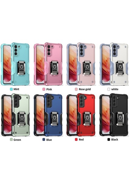 Samsung Galaxy S21 5g Için Yüzük Tutucu Kaymaz Kılıf - Kırmızı (Yurt Dışından) fiyatları