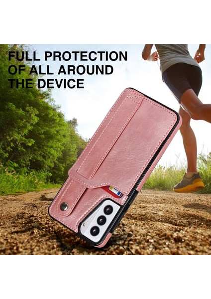 Samsung Galaxy S21 5g Için Tpu + Pu Bilek Kayışı Kılıf - Pembe (Yurt Dışından) indirimleri