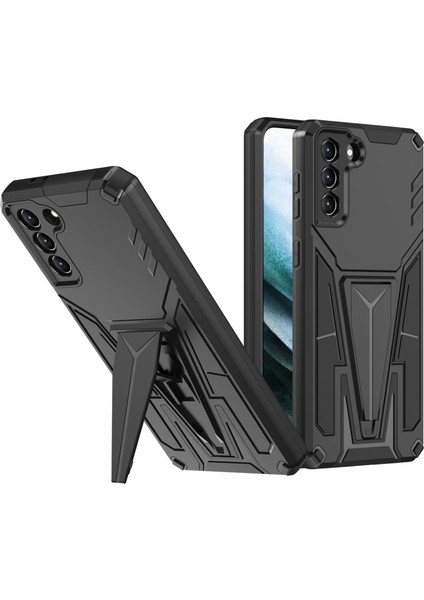 Samsung Galaxy S21 5g Için Pc + Tpu Kılıf - Siyah (Yurt Dışından)