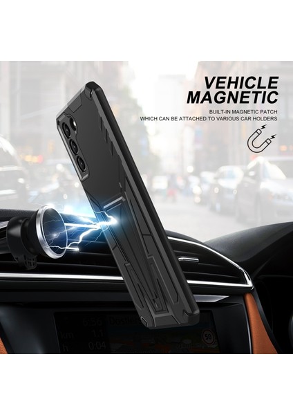 Samsung Galaxy S21 5g Için Pc + Tpu Kılıf - Siyah (Yurt Dışından) modelleri