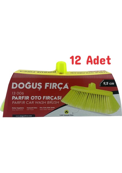 Parfır Kutulu Oto Yıkama Fırçası, 30 Cm., Su Hortumu Girişli, 12 Adet (13006) fiyatları