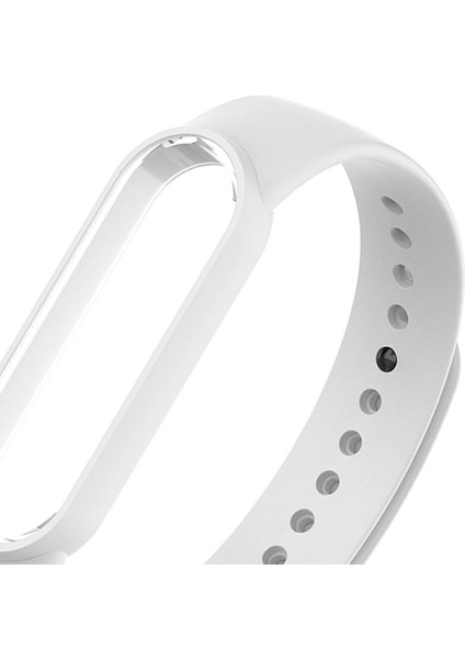 Mi Band 5 Yedek Bileklik Silikon Bileklik Beyaz Beyaz (Yurt Dışından) modelleri