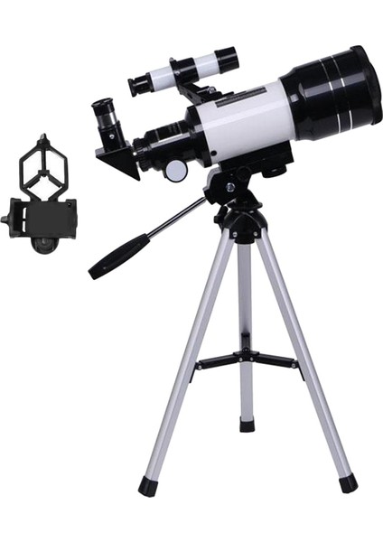 F30070 Zoom 150X 70MM Hd Astronomik Reflektör Teleskop Kiti W / Tripod ile Telefon Kelepçesi (Yurt Dışından)