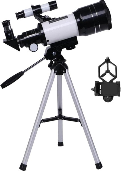 F30070 Zoom 150X 70MM Hd Astronomik Reflektör Teleskop Kiti W / Tripod ile Telefon Kelepçesi (Yurt Dışından)