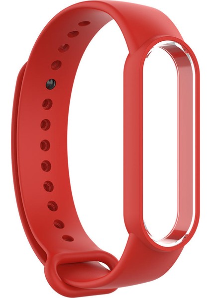 Mi Band 5 Yedek Bilezik Silikon Bileklik Kırmızı (Yurt Dışından)