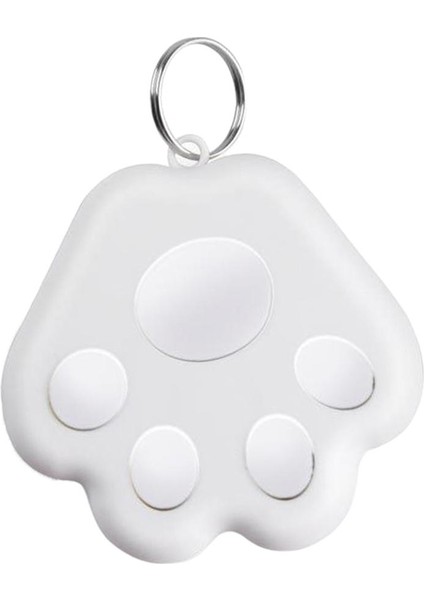 Akıllı Köpek Kedi Mini Gps Izci Cihazı Uygulaması Anti-Kayıp Bluetooth Beyaz (Yurt Dışından)