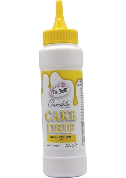 Cake Drip Çikolata 250 gr Sarı
