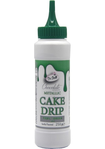 Cake Drip Çikolata 250 gr Yeşil
