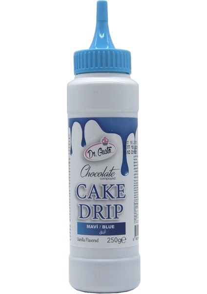 Cake Drip Çikolata 250 gr Mavi