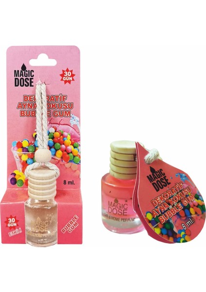 Magıc Dose Dekoratif Ayna Kokusu 8 Ml bubble Gum