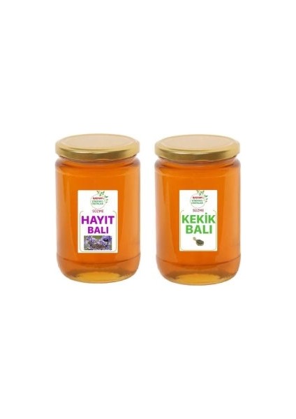 850GR Kekik Balı ve 850GR Hayıt Balı