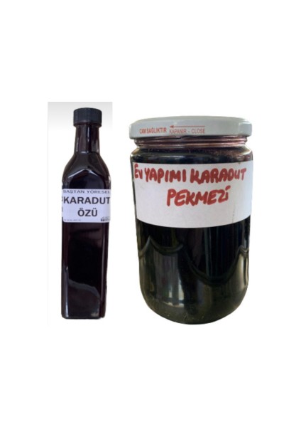 700gr Karadut Özü ve 850gr Karadut Pekmezi (Doğal)