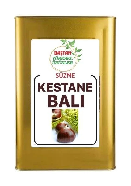 Baştan Yöresel 25KG Teneke Kestane Balı