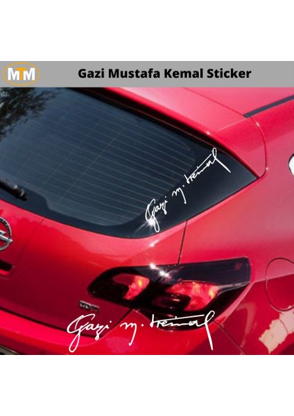 Gazi Mustafa Kemal Sticker 15 cm fiyatları