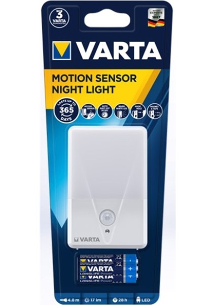 16624 Motion Sensör Night Light 3*aaa Aydos