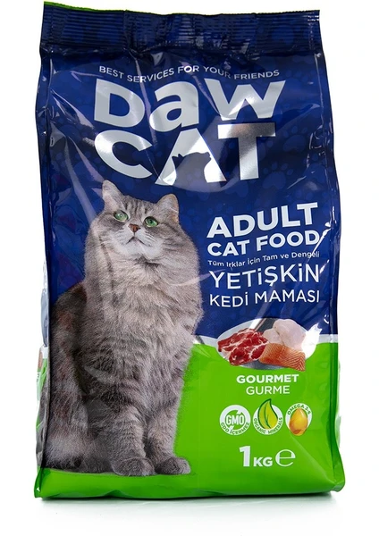 Dawcat 1 kg Kedi Maması Gurme