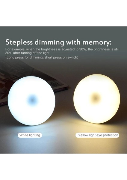 Hareket Yuvarlak Sensör Dolabı Işık Oto Akıllı Gece Lambası Ev Yatak Odası Dolap Mutfak Gardırop Işık Duvar Lambaları Için LED Işıklar | Duvar Lambaları (Yurt Dışından) fiyatları