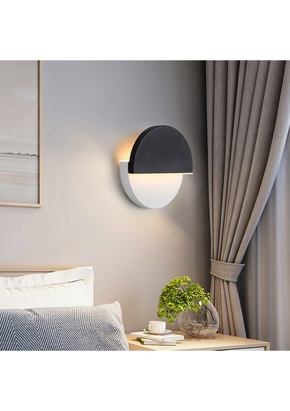 Dönebilen Duvar Lambası, 22 Cmld 10 W Duvar Lambası Sıcak Işık Modern Oturma Odası Lamba Yatak Odası Başucu Lambası Koridor Koridor, Siyah (Yurt Dışından) fiyatları