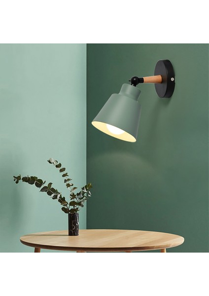 Basit Yatak Odası Duvar Lambası Amerikan Ferforje Macarons Yemek Odası Bar Oturma Odası Tv Duvar Lambası (Yurt Dışından) modelleri