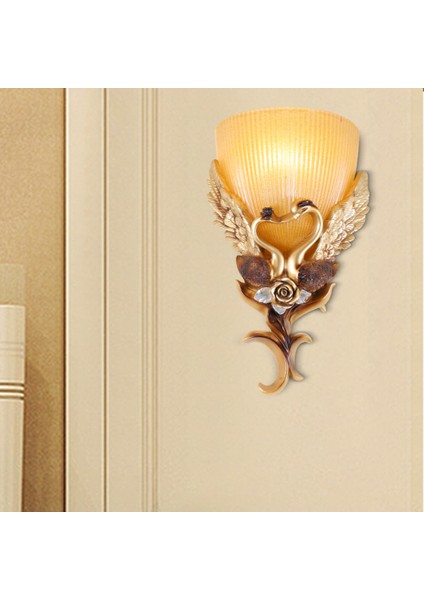 Koridor Açık Duvar Lambası LED Başucu Enerji Tasarrufu Duvar Lambası Kapalı Cam Reçine Duvar Lambası (Yurt Dışından) fırsatları