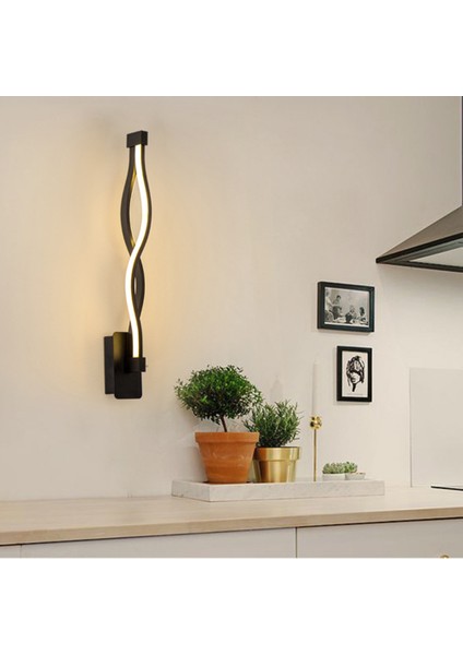 12 W LED Duvar Lambası Arka Plan Duvar Lambası Yatak Odası Başucu Lamba Yemek Odası Dekoratif Lamba (Sıcak Beyaz) (Yurt Dışından) fiyatları