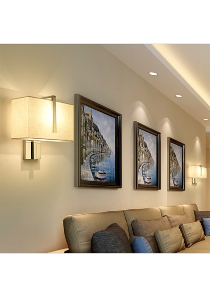 Başucu Okuma LED Duvar Lambası Paslanmaz Çelik Otel Odası Duvar Lambası (Yurt Dışından) fiyatları