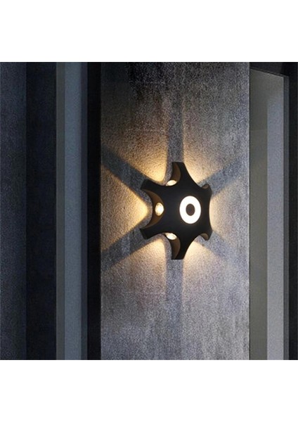 8 W Oturma Odası Duvar Lambası Yaratıcı Kişilik Merdiven Koridor Duvar Lambası Yatak Odası Tasarımcı Duvar Lambası (Sıcak Beyaz) (Yurt Dışından) modelleri