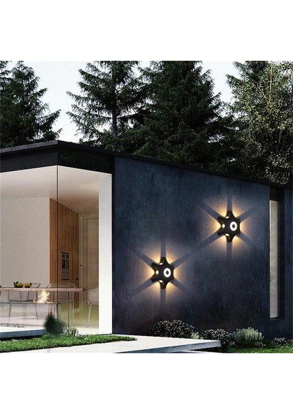 8 W Oturma Odası Duvar Lambası Yaratıcı Kişilik Merdiven Koridor Duvar Lambası Yatak Odası Tasarımcı Duvar Lambası (Sıcak Beyaz) (Yurt Dışından) fırsatları