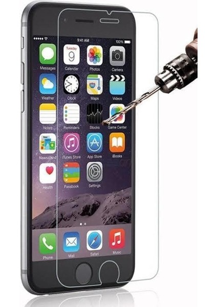 Teknoloji Iphone 8g Black Kırılmaz Cam Ekran Koruyucu Siyah