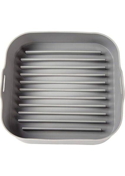 Yui / Xiaomi / Philips / Kumtel Uyumlu Air Fryer için Silikon Kap - Gri (Yurt Dışından)