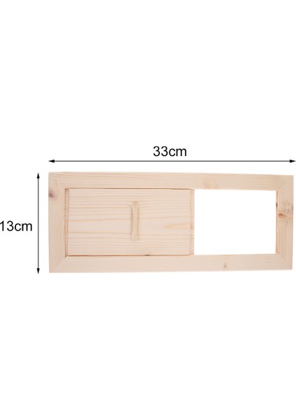 Ladin Sauna Hava Havalandırma Paneli, 13X5.1 Inç, Sauna Aksesuarları